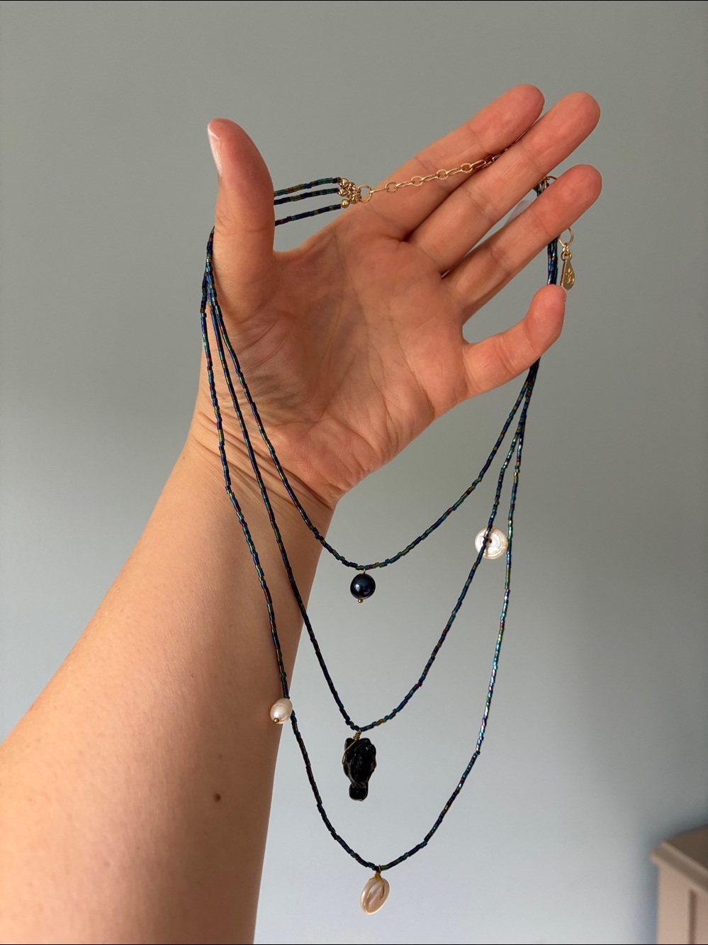 NWT Free People x Ariana OST Celebrate Layered Necklace - Picture 9 of 9